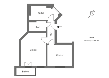 Schöne Altbauwohnung im grünen Pankow, 13187 Berlin, Etagenwohnung
